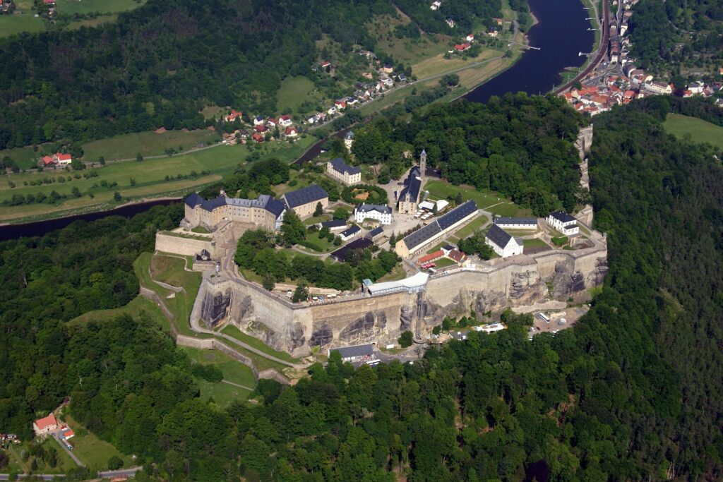 Blick auf die Festung Königstein