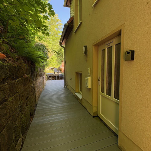 Villa-Amselgrund - Eingang zur Wohnung Amsel