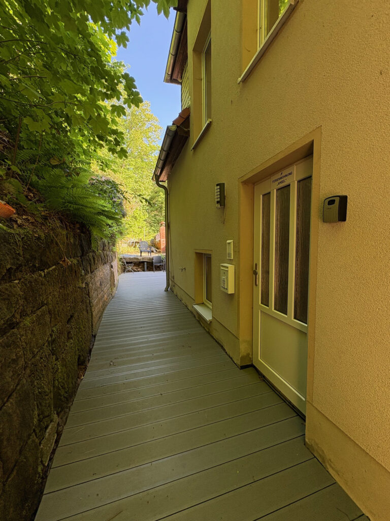 Villa-Amselgrund - Eingang zur Wohnung Amsel