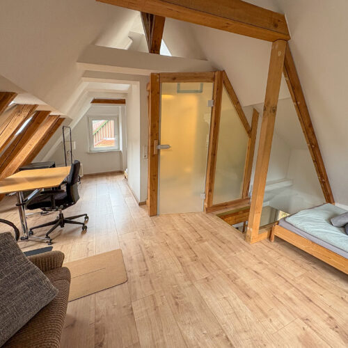 Wohnung Amsel - Dachgeschoss mit 2 Einzelbetten und Bad