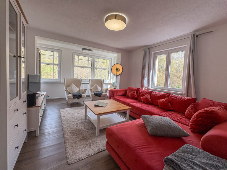 Wohnung Amsel - 1. OG Wohnzimmer mit Couchecke