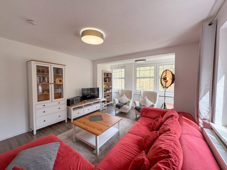 Wohnung Amsel - 1. OG Wohnzimmer mit Couchecke